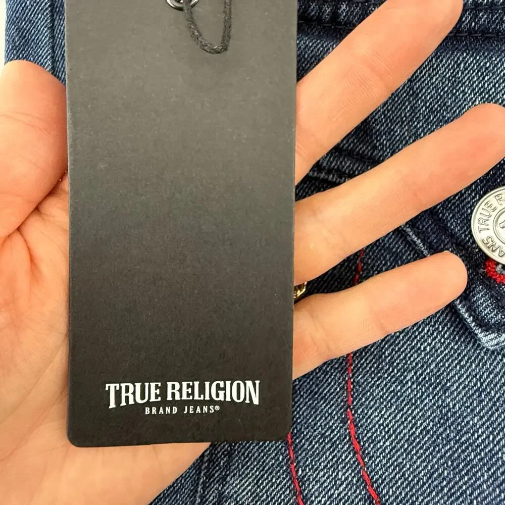 True Religion Ricky Relaxed Straight Jeans 31x34 NWT